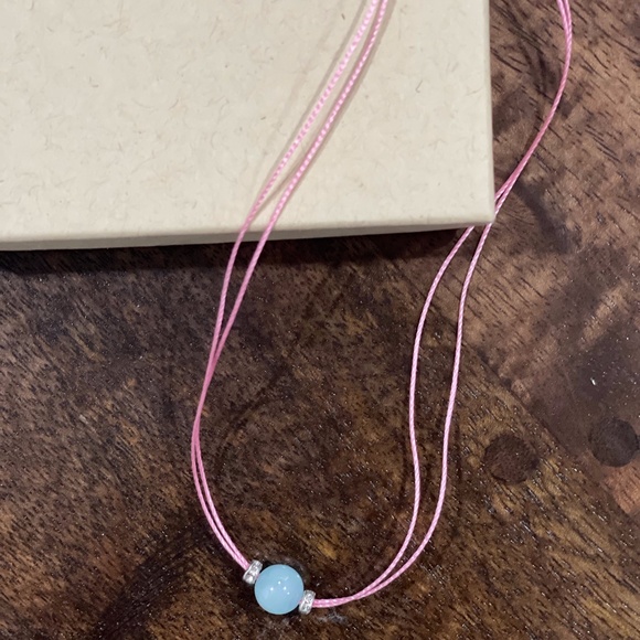 children or teenager silk cord necklace